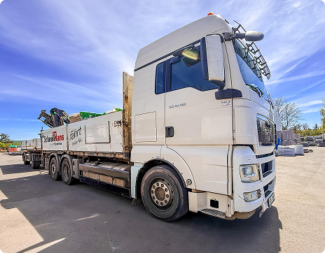 MAN s hydraulickou rukou – souprava